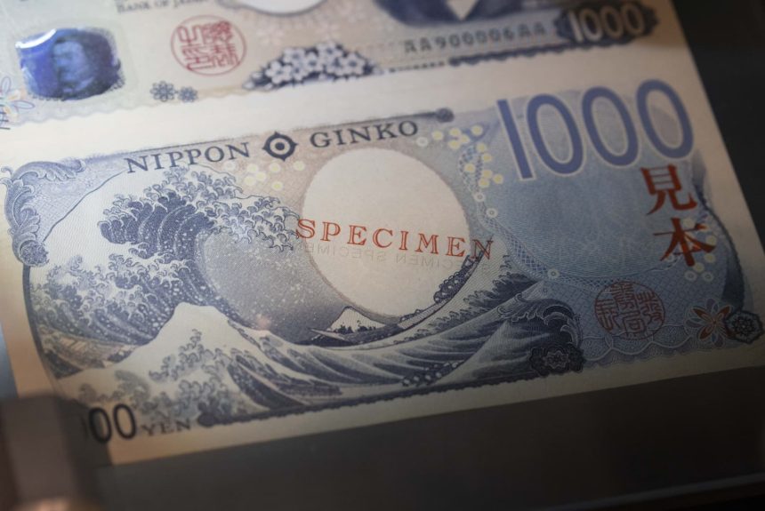 Japanese yen weakens to 161 against the U.S. dollar